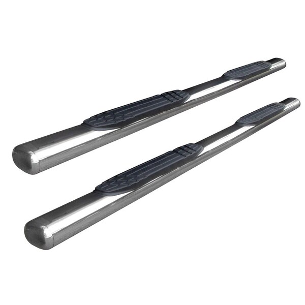 Go Rhino UNIVERSAL 4IN - 87IN LONG - STAINLESS SIDE BARS SIDESTEPS 10487PS - main